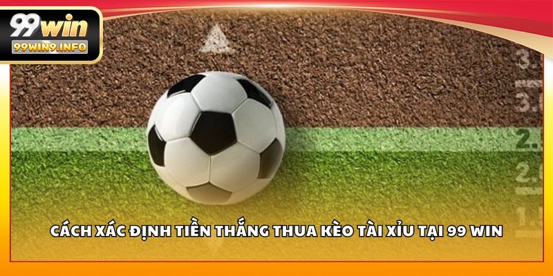 Cách xác định tiền thắng thua kèo tài xỉu tại 99 WIN